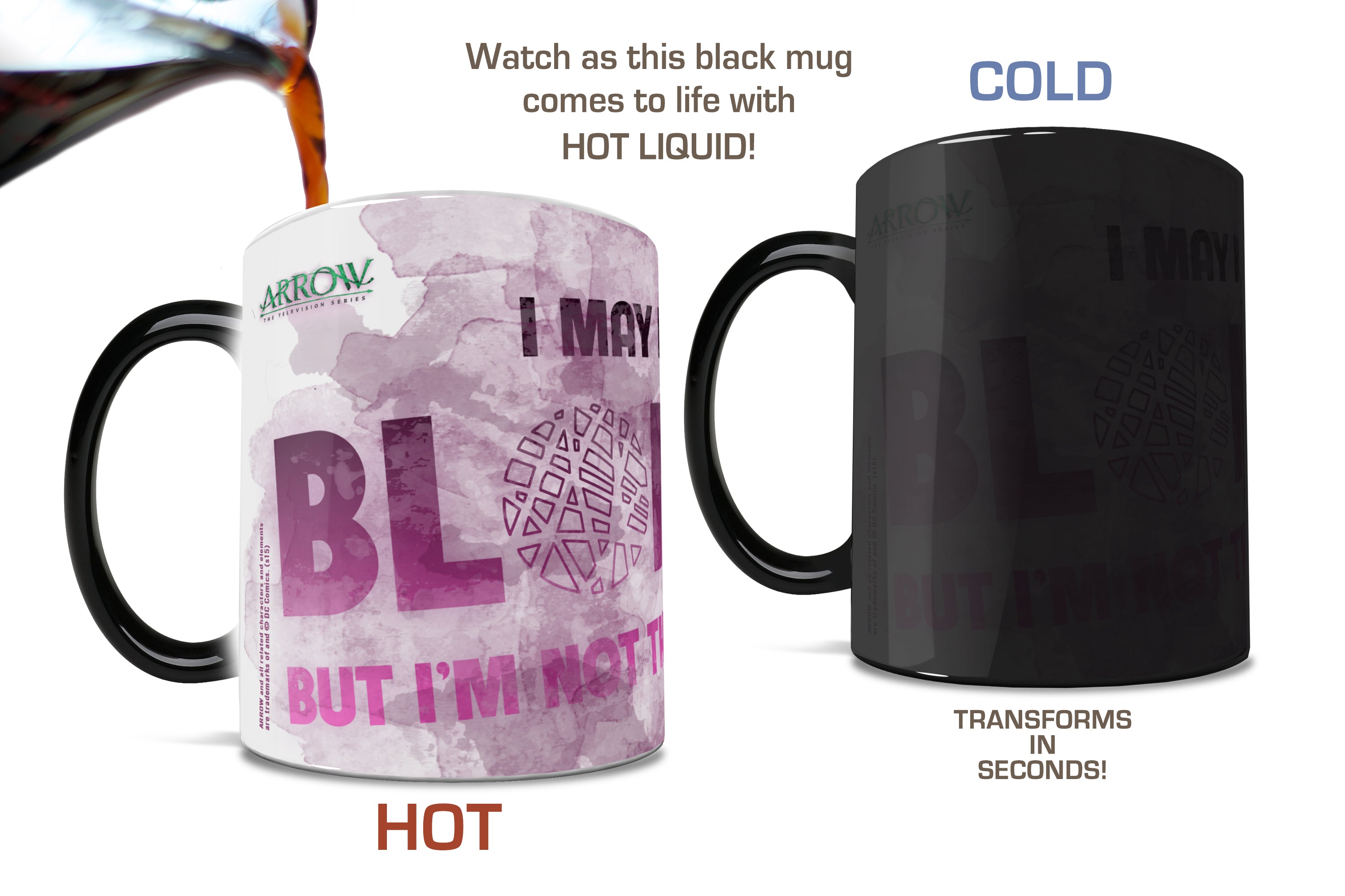 DC Comics (Arrow - Blonde) Morphing Mugs® Heat-Sensitive Mug MMUG209